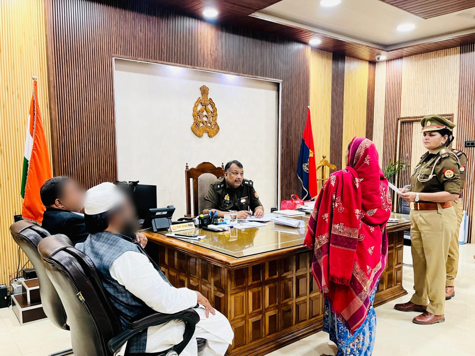 BEHRAICH जनता दर्शन में पुलिस अधीक्षक महोदय द्वारा सुनी गई जन समस्याएं