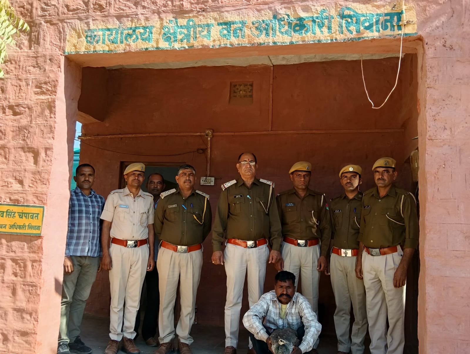 BALOTRA राष्ट्रीय पक्षी मोर के शिकार पर सिवाना वन विभाग की कार्यवाही