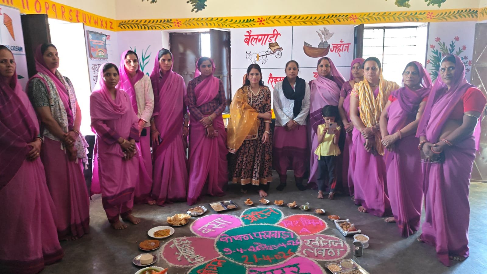 टोंक से एस रहमान कि रिपोर्ट।टोंक/अलीगढ़ उपखंड के आंगनबाड़ी केंद्रों पर पोषण मेलों का आयोजन, 'जन आंदोलन' के जरिए कुपोषण मिटाने की पहल